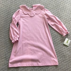 Pink scalloped dress